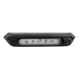 287mm DUAL LED LIGHT 12V AWNING LIGHT AMBER/WHITE LIGHTS WITH SWITCH BLACK IP67