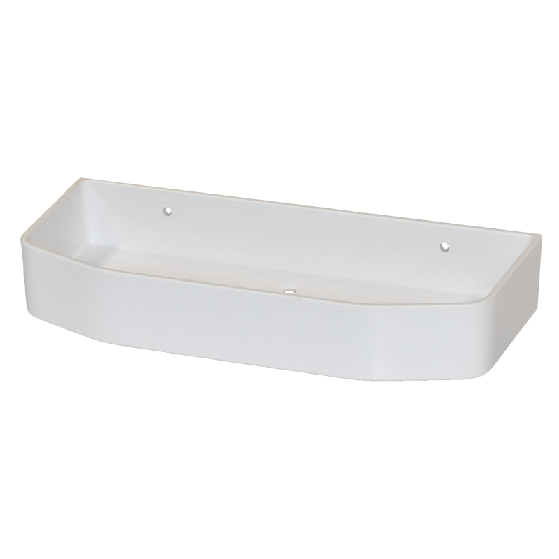 Coast Bathroom Sml Commodity Basket - White 250x112x40mm