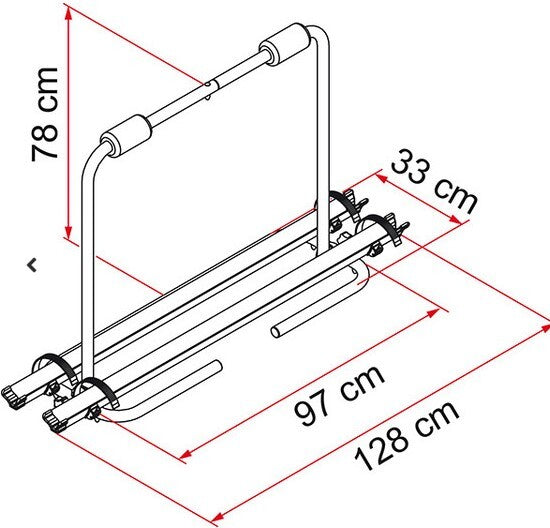 Fiamma Bike Carrier/Fixed 2 Bikes