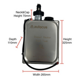 AUFOCUS 2KW Bluetooth (Model - MZ) Diesel Heater Kit W/Stainless Steel Tank