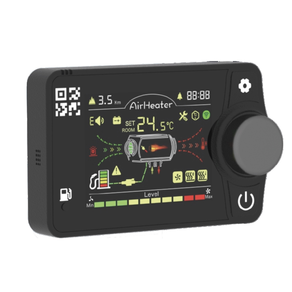 AUFOCUS 2KW Bluetooth (Model - MZ) Diesel Heater Kit W/Stainless Steel Tank