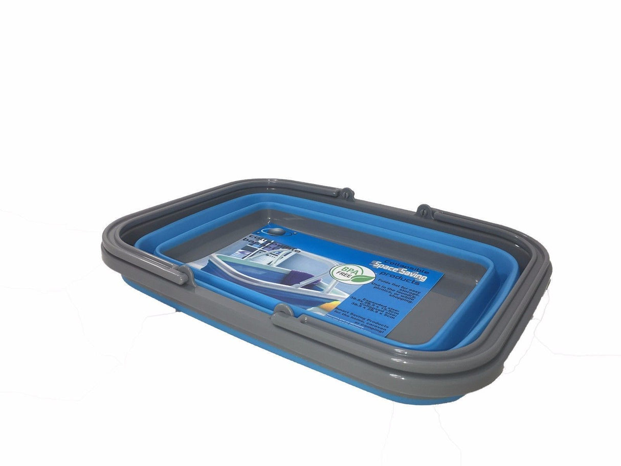 Collapsible Silicone Basket with Handles
