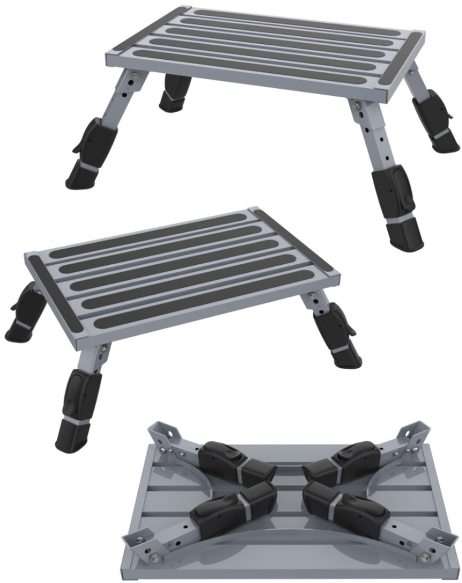 Adjustable Step with Anti Slip – Award RV Superstore