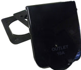 AUSTRALIAN RV 10AMP POWER OUTLET BLACK