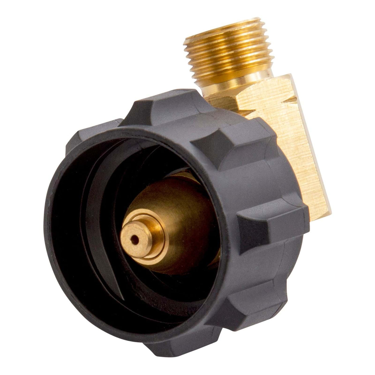 Gasmate ADAPTOR 90DEG LCC27 to 3/8" BSPP-LH