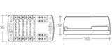 Narva 12 Way Fuse Distribution Box 54450BL