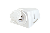 NARVA Surface Mount Dual USB White 81154WBL