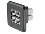 Heavy-Duty Flush Mount Dual 50A Connectors - Grey