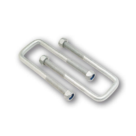 ARK Axle U Bolts 45mm Square Galvanised UB45GB