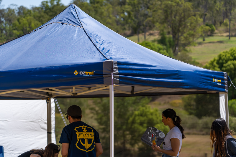 Oztrail Hydroflow Deluxe Gazebo 3.0m Blue