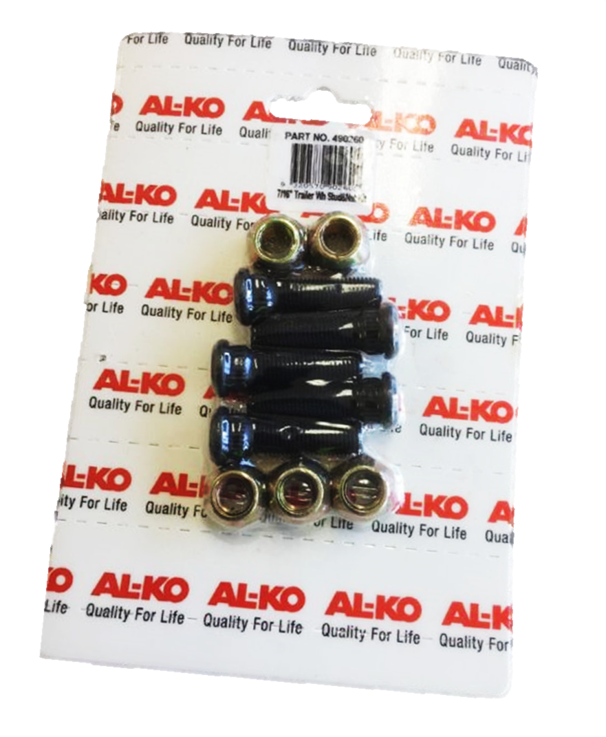 7/16" Trailer Wh Stud & Nut Kit