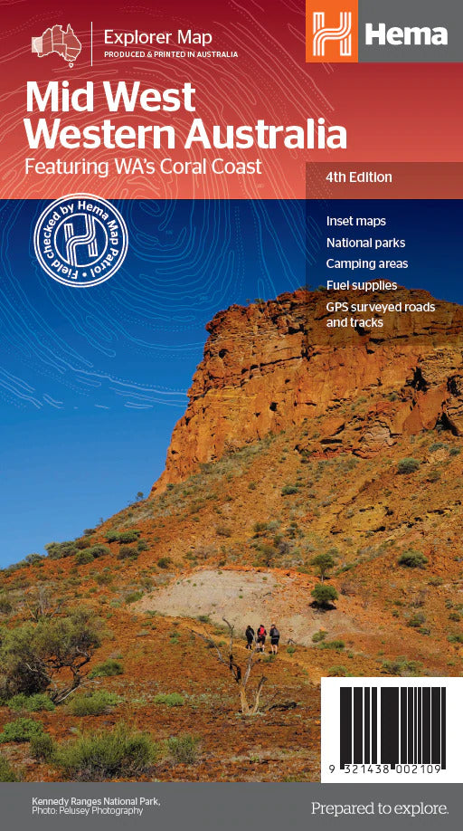 HEMA - Mid West Western Australia Map