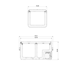 Dometic CFX3 75DZ Fridge/Freezer 75L