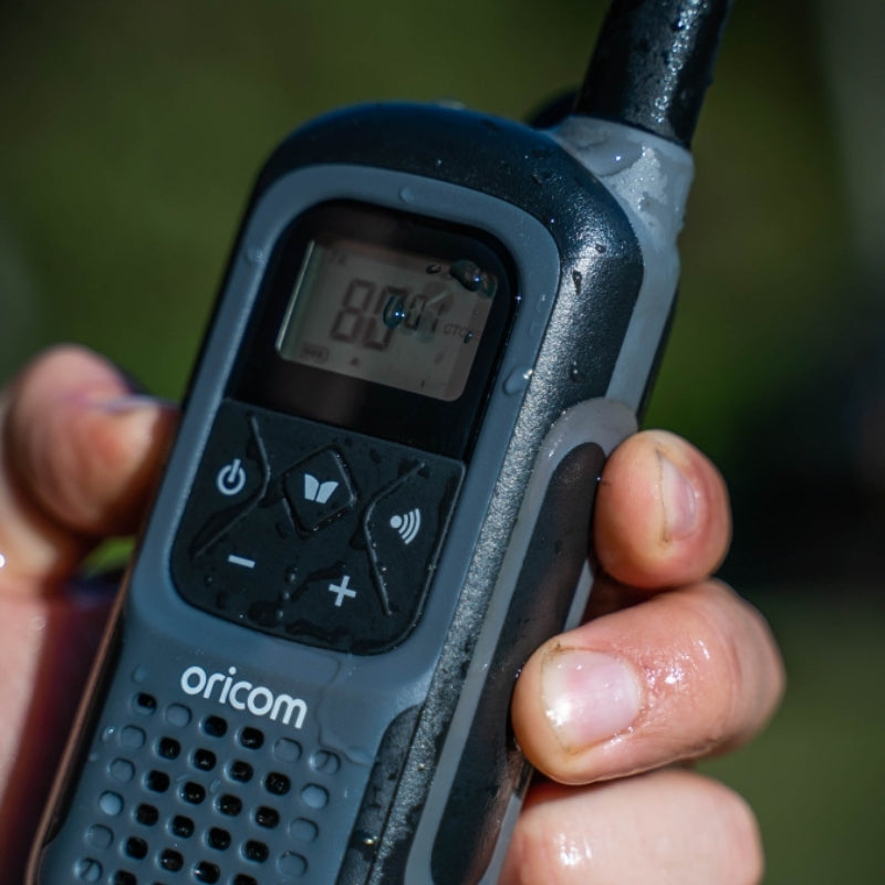 Oricom Waterproof IPX7 Portable 2W UHF CB Radio TWIN PACK