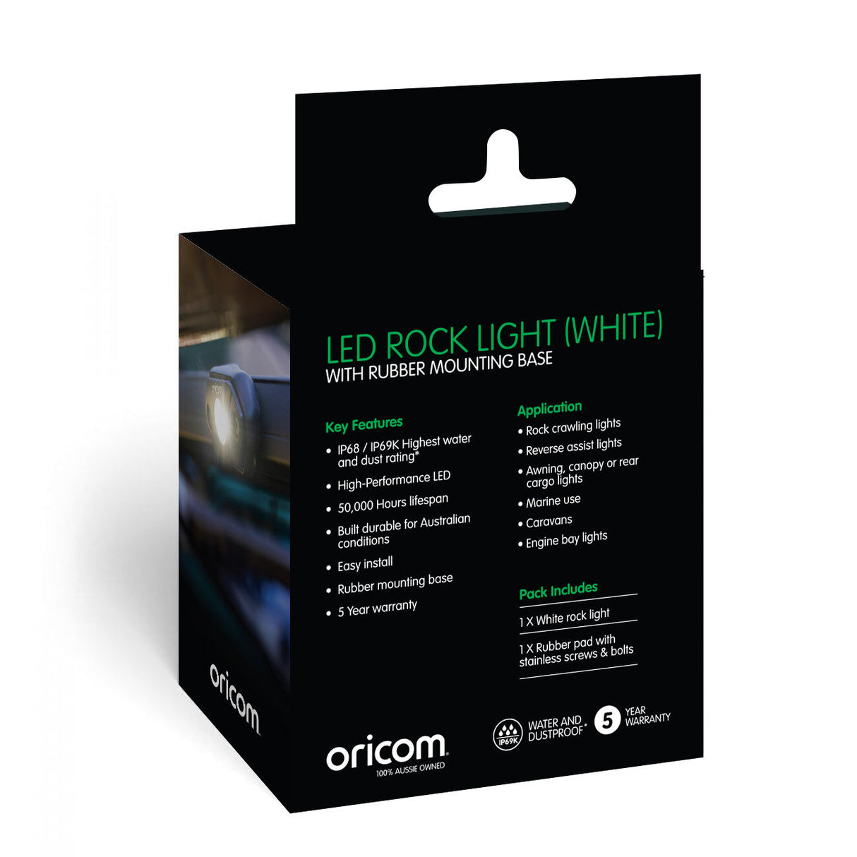 Oricom LED Rock Light – White