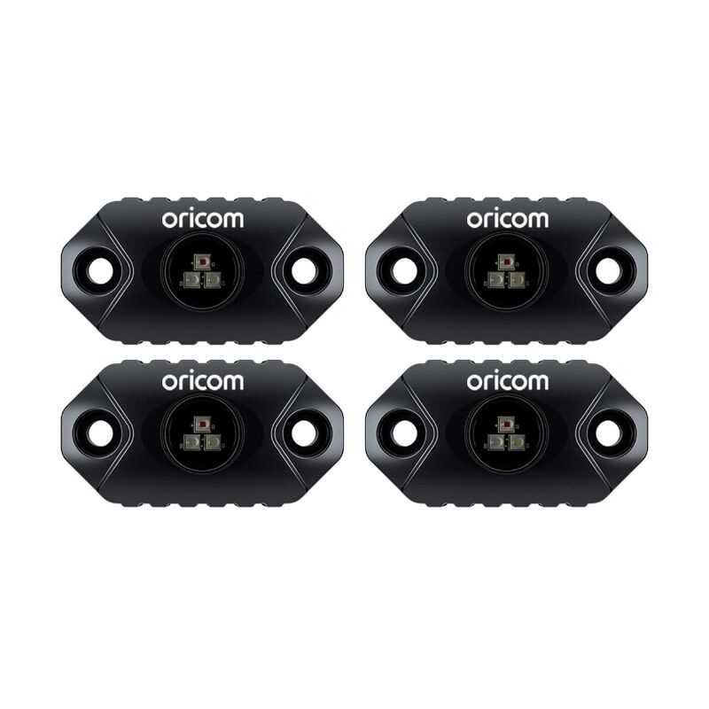 Oricom App Controlled LED Rock Light 4 Pack RGB