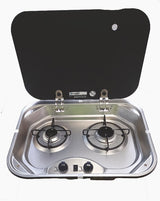 Camec RV Gas Hob - 2 Burner