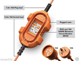 Mini Ampfibian 15A to 10A 240v Power Adapter RV RCD Caravan