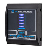 Slimline Water Level Indicator Single Tank Gauge - Black