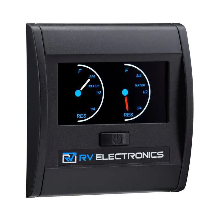 RV Electronics Programmable LCD Water Level Indicator Double Tank
