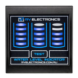 RV Electronics Programmable LED water level indicator Triple Tank