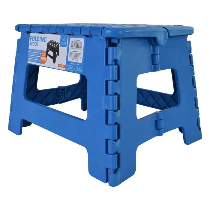 Plastic Folding Stool - Black