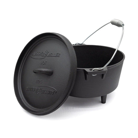 Aussie traveller Cast Iron Cookware Crate Set - 10 Piece