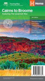HEMA Map - Savannah Way - Cairns to Broome
