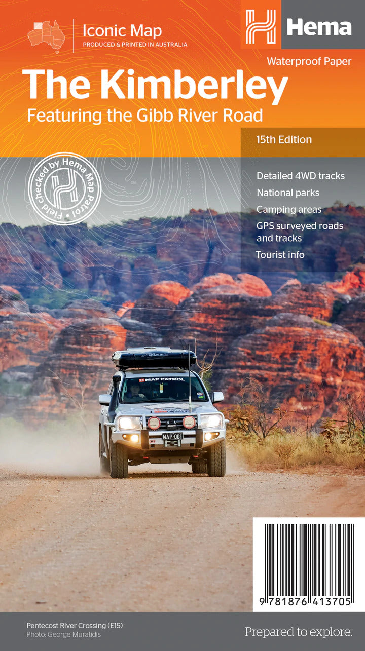HEMA Maps - Regional WA, The Kimberly Map