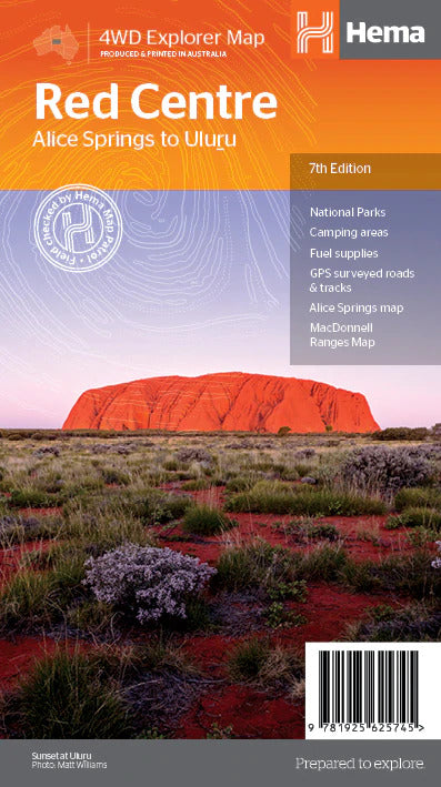 HEMA Red Centre Alice Springs to Uluru