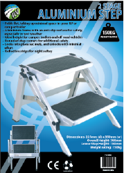On The Road Dual Aluminium Folding Step