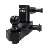 Black Centuria® 100mm Anodized Lightweight Adjustable Hitches