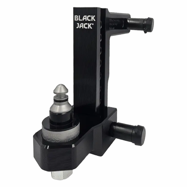 Black Centuria® 200mm Anodized Lightweight Adjustable Hitches