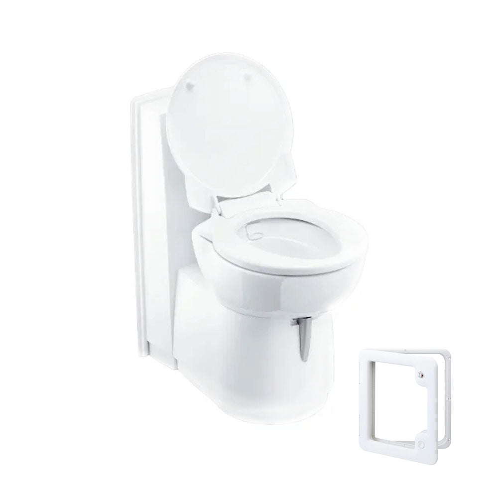 Thetford C263S Cassette Toilet With Swivel Plastic Bowl White Door