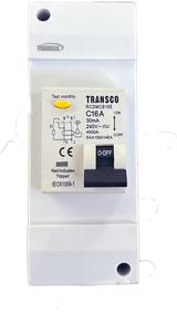 16Amp RCBO Double Pole Circuit Breaker