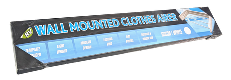 On The Road Wall Mounted Clothes Airer 60cm White