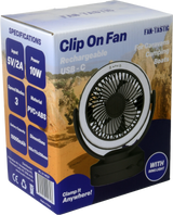 Fantastic Rechargeable Clip On Fan