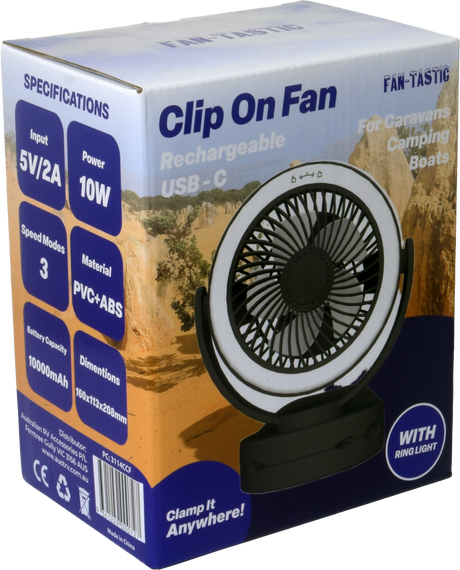 Fantastic Rechargeable Clip On Fan