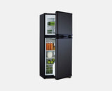 Bushman DC190LB - DC 12V / 24V Black Fridge/Freezer