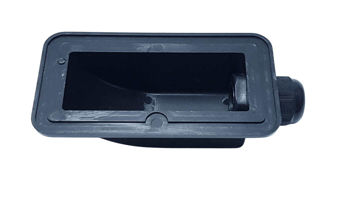 Exotronic 1 Gland Black Cable Entry Cover (Lightweight ABS)