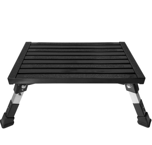Single Folding Caravan Step with Adjustable Legs - Black – Award RV ...