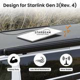STARBEAM Starlink Gen3 Standard Mobility Anti-Theft Kickstand Mount - Aluminium