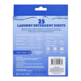 ECO FRIENDLY NO WASTE 25 LAUNDRY DETERGENT SHEETS