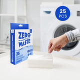 ECO FRIENDLY NO WASTE 25 LAUNDRY DETERGENT SHEETS