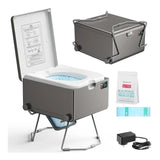LooSeal EVO Auto Sealing Waterless Portable Toilet Grey