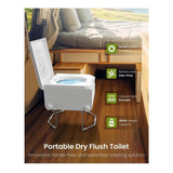 LooSeal EVO Auto Sealing Waterless Portable Toilet Silver