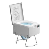 LooSeal EVO Auto Sealing Waterless Portable Toilet Silver