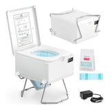 LooSeal EVO Auto Sealing Waterless Portable Toilet White