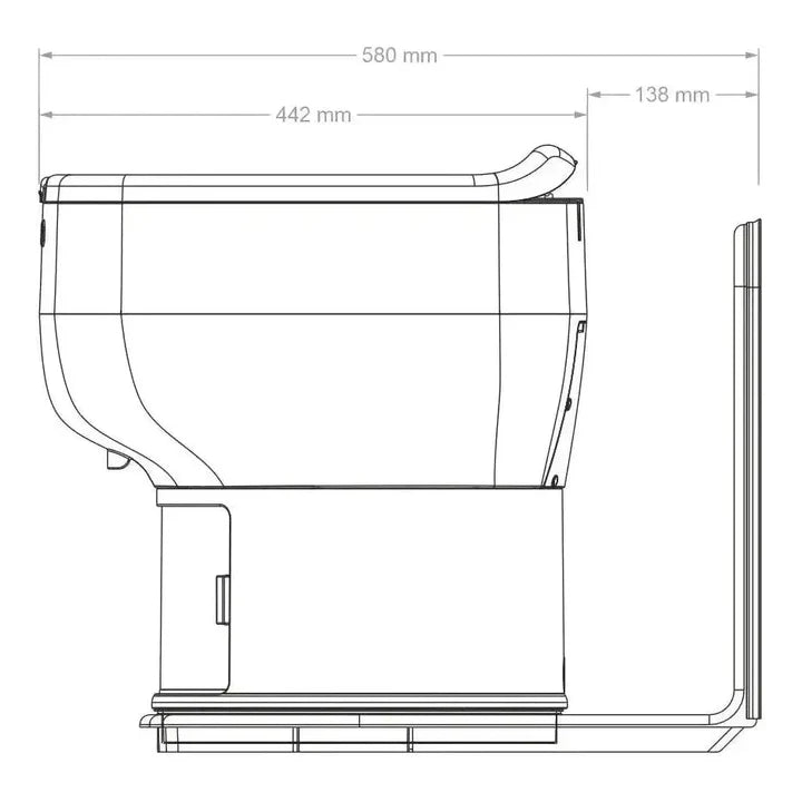 LooSeal Toilet L-Adaptor Medium
