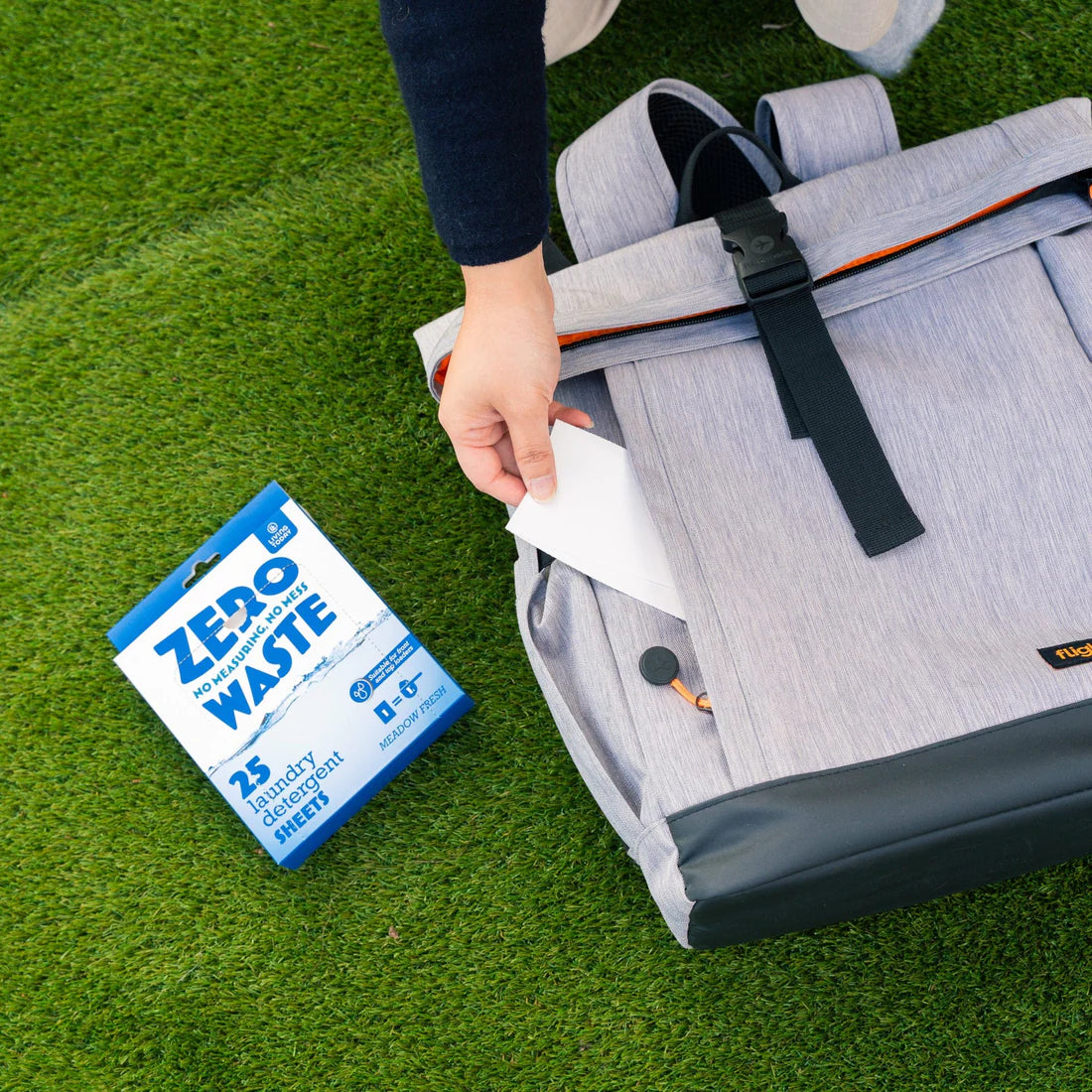 ECO FRIENDLY NO WASTE 25 LAUNDRY DETERGENT SHEETS